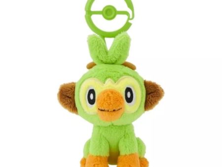 Pokemon Center Original Plush Doll with Carabiner Grookey JAPAN OFFICIAL Hot on Sale