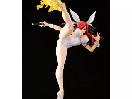 Fairy Tail Erza Scarlet High Kick ver. White Rabbit 1 6 Figure JAPAN OFFICIAL Fashion