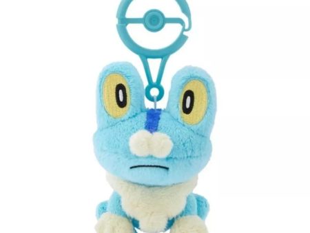 Pokemon Center Original Plush Doll with Carabiner Froakie JAPAN OFFICIAL Supply