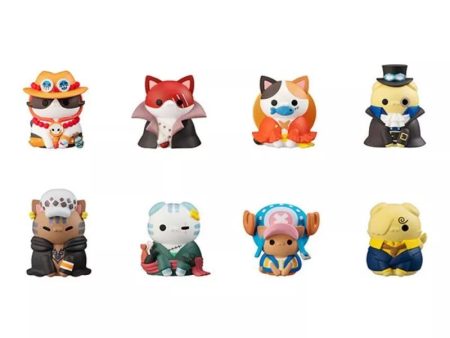 Mega Cat Project Nyan Piece Meow! Complete set Figure JAPAN OFFICIAL Online