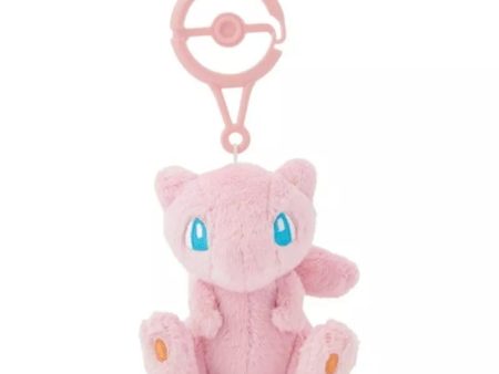 Pokemon Center Original Plush Doll with Carabiner Mew JAPAN OFFICIAL Hot on Sale