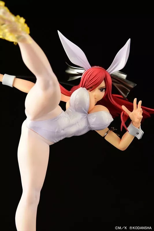 Fairy Tail Erza Scarlet High Kick ver. White Rabbit 1 6 Figure JAPAN OFFICIAL Fashion