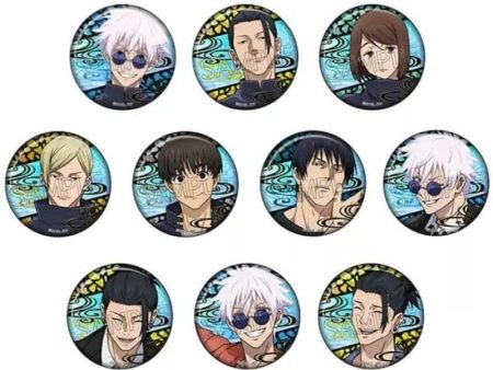 Jujutsu Kaisen Mother of Pearl Series Tin Badge Vol.1 Complete set JAPAN Online