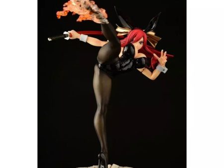 Fairy Tail Erza Scarlet High Kick ver. Black Bunny 1 6 Figure JAPAN OFFICIAL Hot on Sale