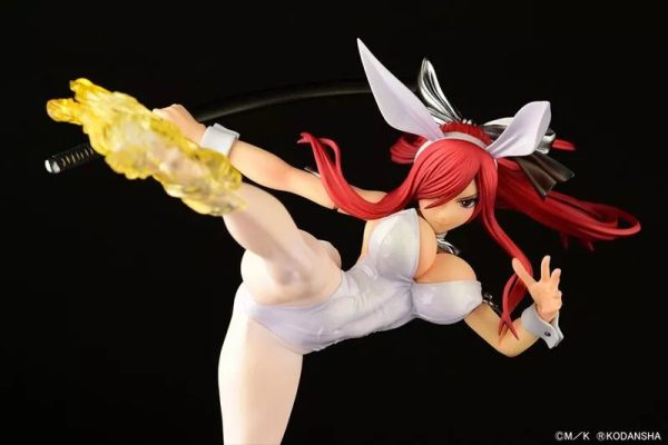 Fairy Tail Erza Scarlet High Kick ver. White Rabbit 1 6 Figure JAPAN OFFICIAL Fashion