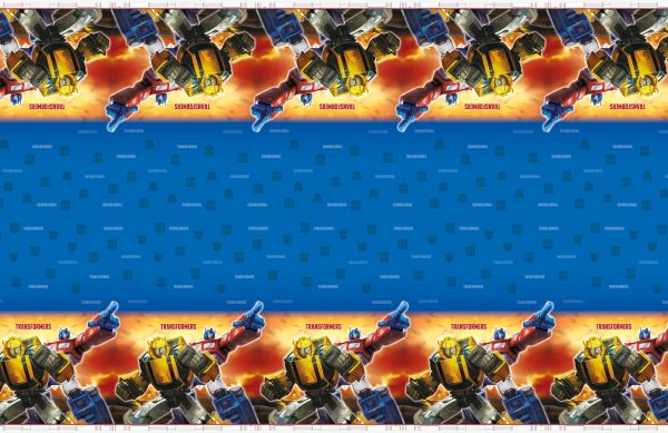 Transformers Rectangular Plastic Table Cover, 54  x 84 , 1ct For Discount