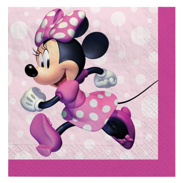 Minnie Mouse Forever Beverage Napkins Online now