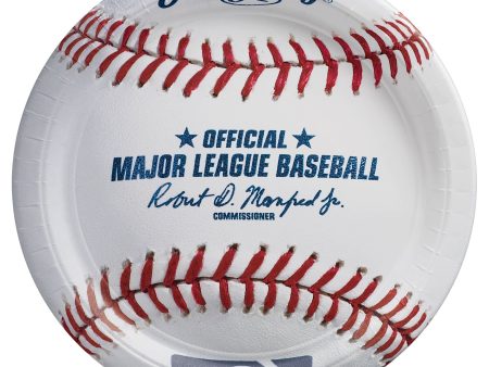 Rawlings™ Baseball 7  Round Plate, 8ct Online Sale