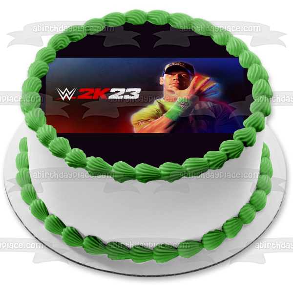 WWE 2k23 John Cena Edible Cake Topper Image ABPID57403 For Discount