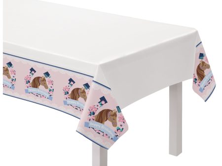 Saddle Up Plastic Table Cover Online