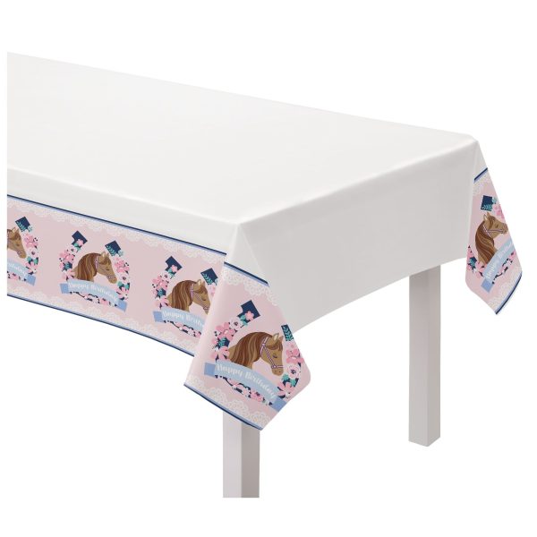 Saddle Up Plastic Table Cover Online