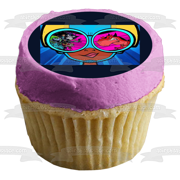 Moon Girl and Devil Dinosaur Lunella Lafyette the Beyonder and Casey Edible Cake Topper Image ABPID57386 For Discount