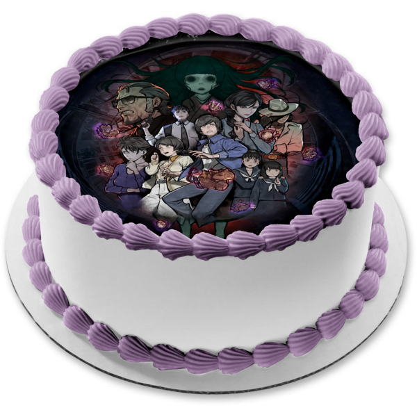 Paranormasight: The Seven Mysteries of Honjo Various Characters Edible Cake Topper Image ABPID57391 Cheap