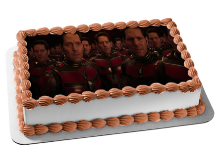 Ant-Man and the Wasp: Quantumania Scott Lang Edible Cake Topper Image ABPID57422 Online now