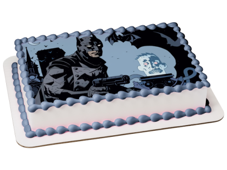 Batman: The Doom That Came to Gotham Edible Cake Topper Image ABPID57380 Fashion